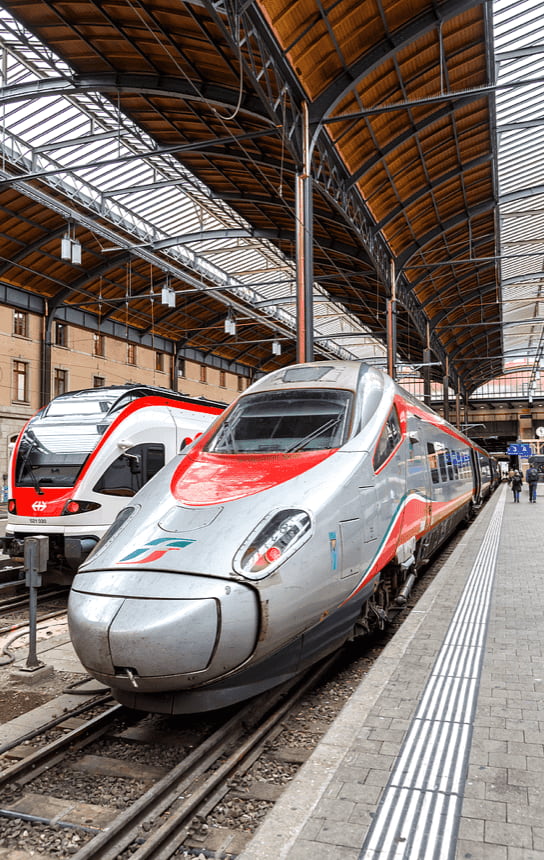 Penawaran tiket kereta api cepat dari Rome ke Milan